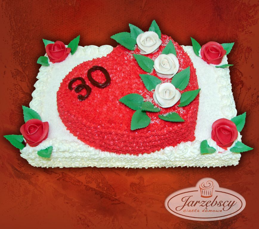 Tort artystyczny "serce"